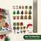 Christmas Button Assortment – 100-Piece Holiday Craft & Sewing Buttons, Includes Santa, Reindeer, Trees, Gifts & More for DIY, Scrapbooking & Decorations
